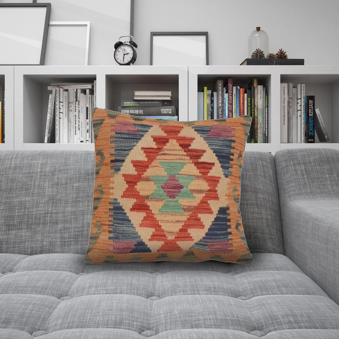 Kilim Cushion Cover 1' 6" x 1' 6" - No. AL86474