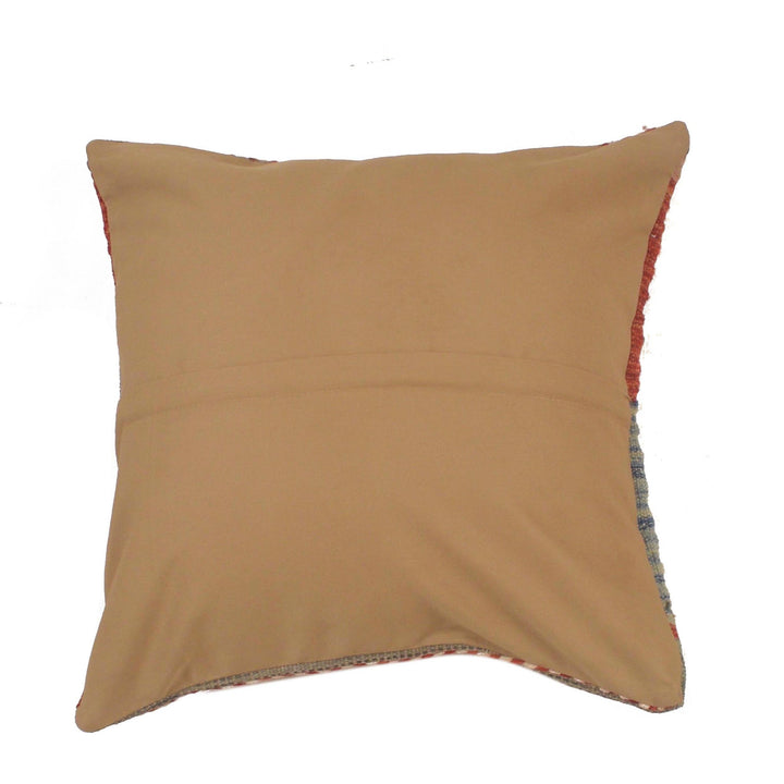 Turkish Design Kilim Cushion 1' 6" x 1' 6" Flat-Weave detail