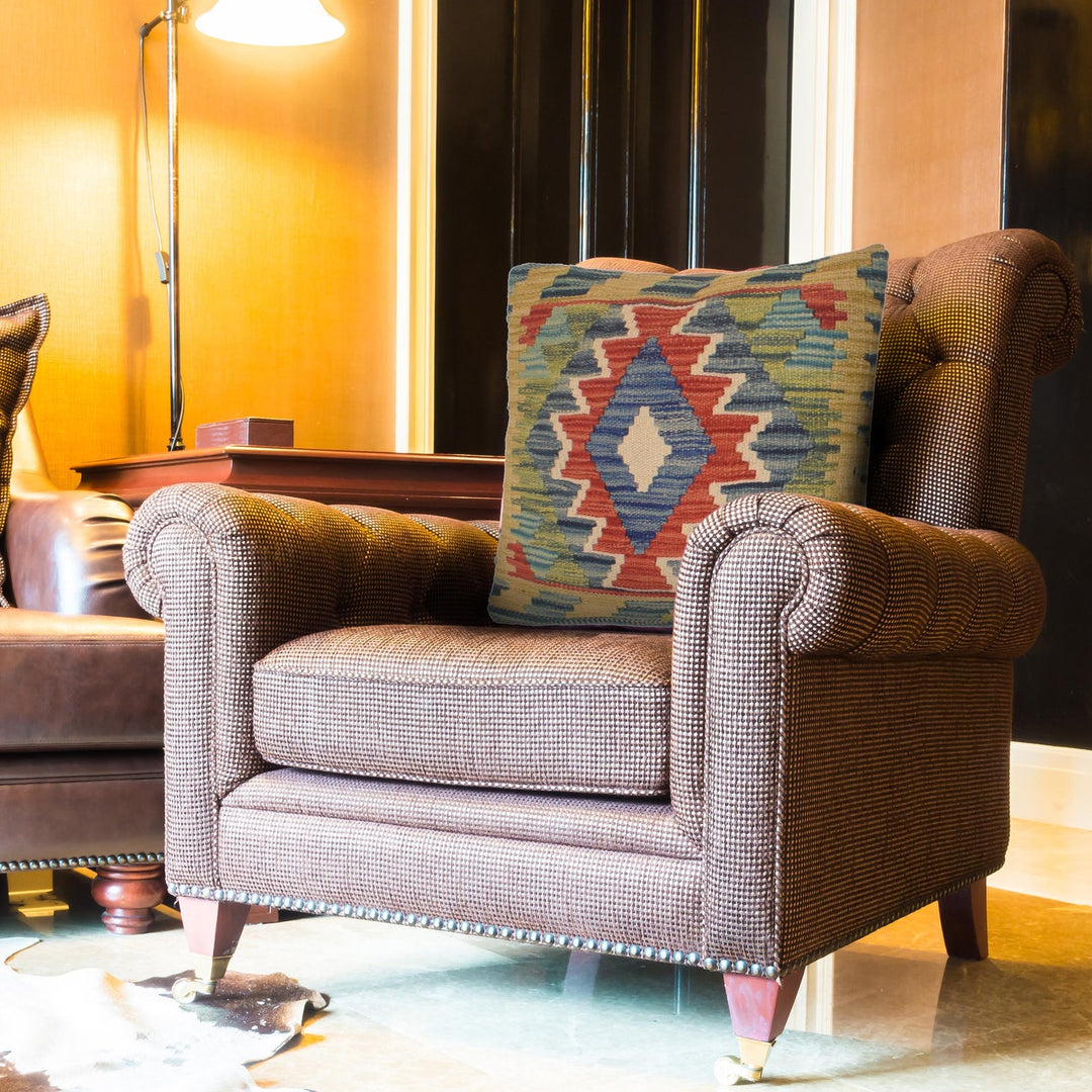 Turkish Style Kelim Cushion 1' 5" x 1' 6" - No. AL46604