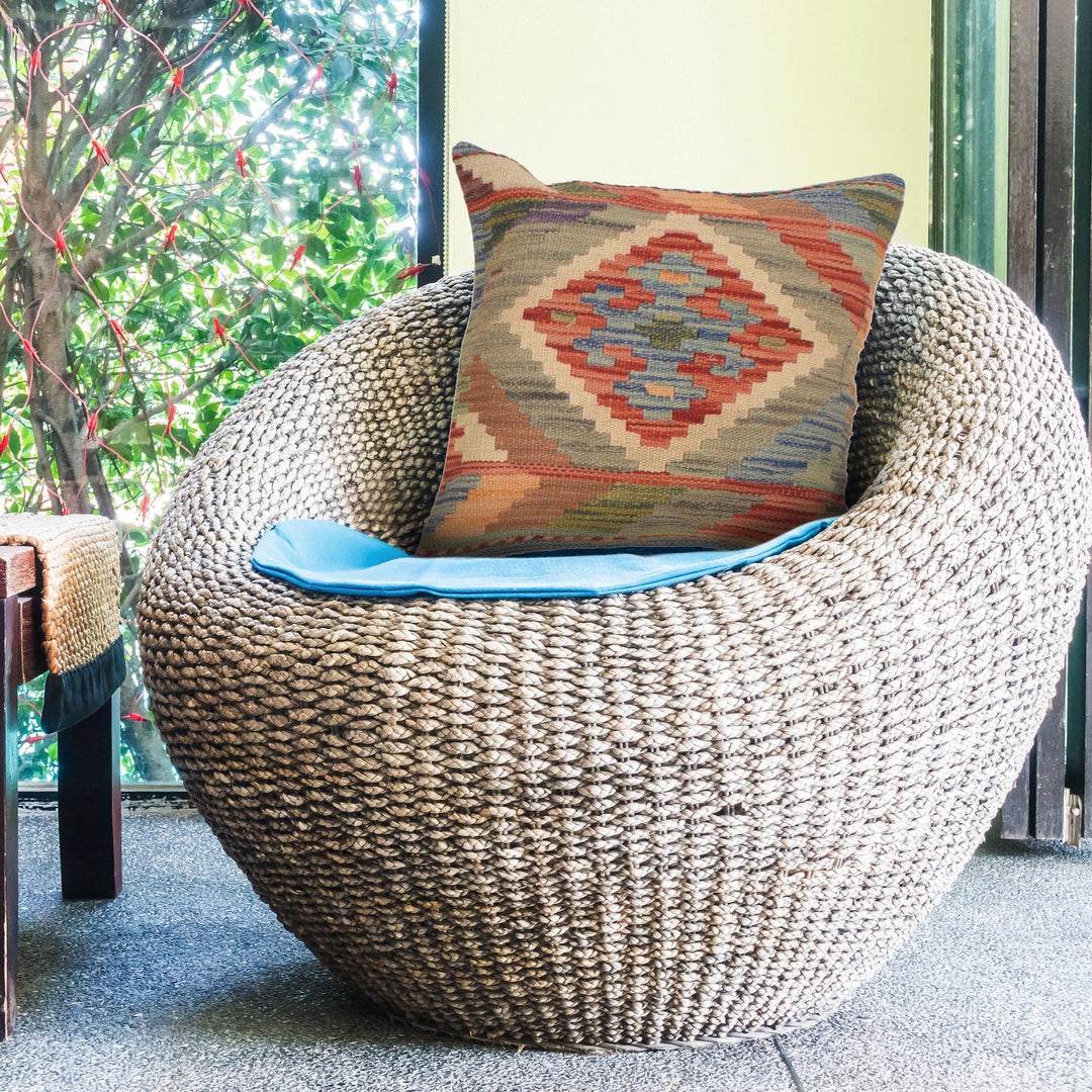 Handmade Kilim Cushion Covers 1' 6" x 1' 7" - No. AL81168