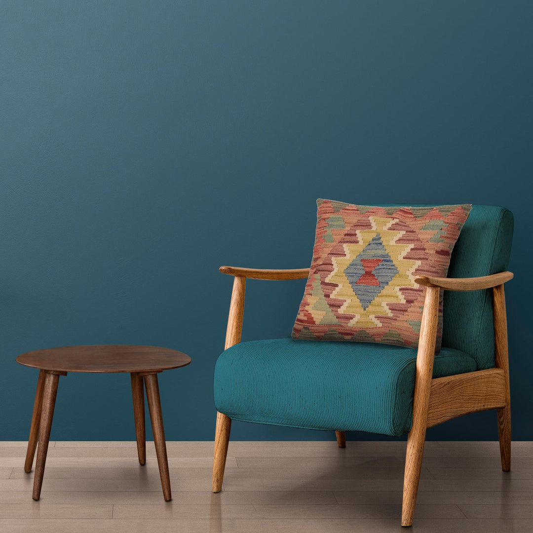 Square Size Kelim Cushion 1' 6" x 1' 6" - No. AL11237