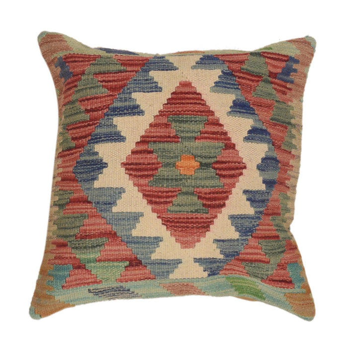 Square Size Kelim Cushion 1' 7" x 1' 7" - No. AL38312