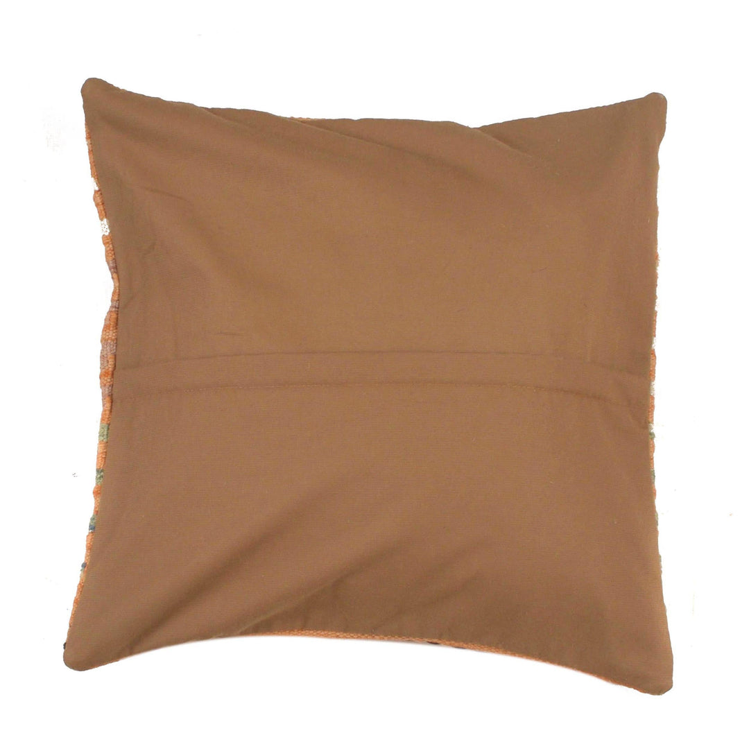 Afghan Turkish Design Cushion 1' 6" x 1' 6" Flat-Weave detail