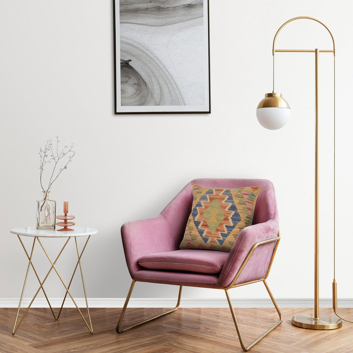 Vegetable Kilim Cushion Cover 1' 7" x 1' 7" - No. AL50714