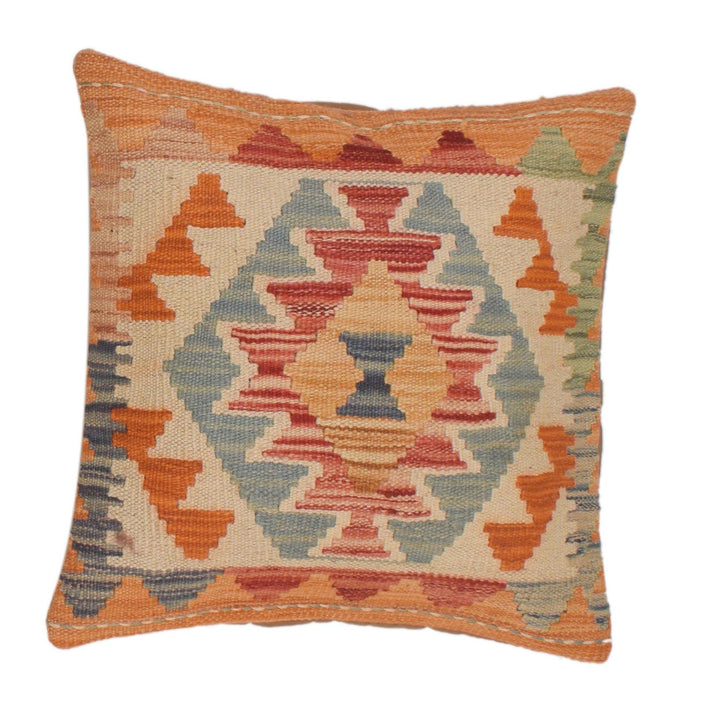 Hand Knotted Kilim Cushion 1' 6" x 1' 6" - No. AL32420
