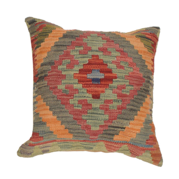 Turkish Style Kelim Cushion 1' 6" x 1' 6" - No. AL27131