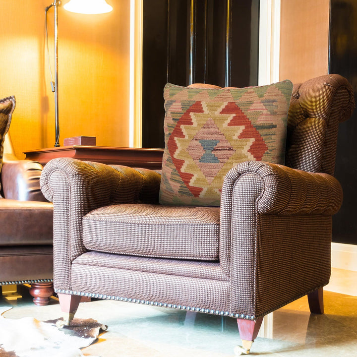 Vegetable Kilim Cushion Cover 1' 6" x 1' 6" - No. AL47580