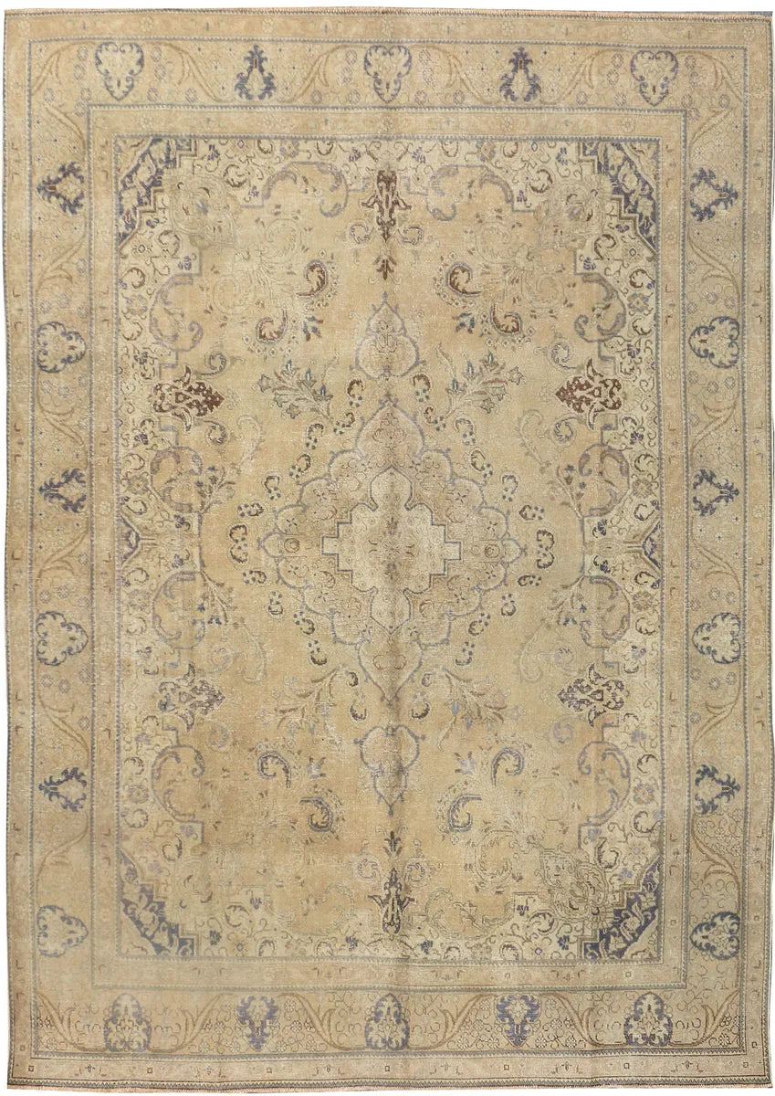 Wheat Vintage 9' 1" x 12' 8" - No. 37551