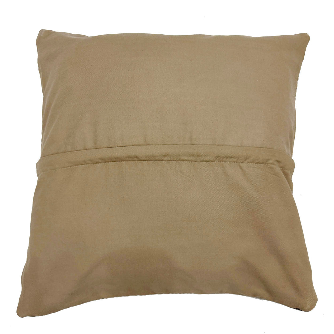 Afghan Kilim Cushion 1' 6" x 1' 6" Flat-Weave | No. AL978956