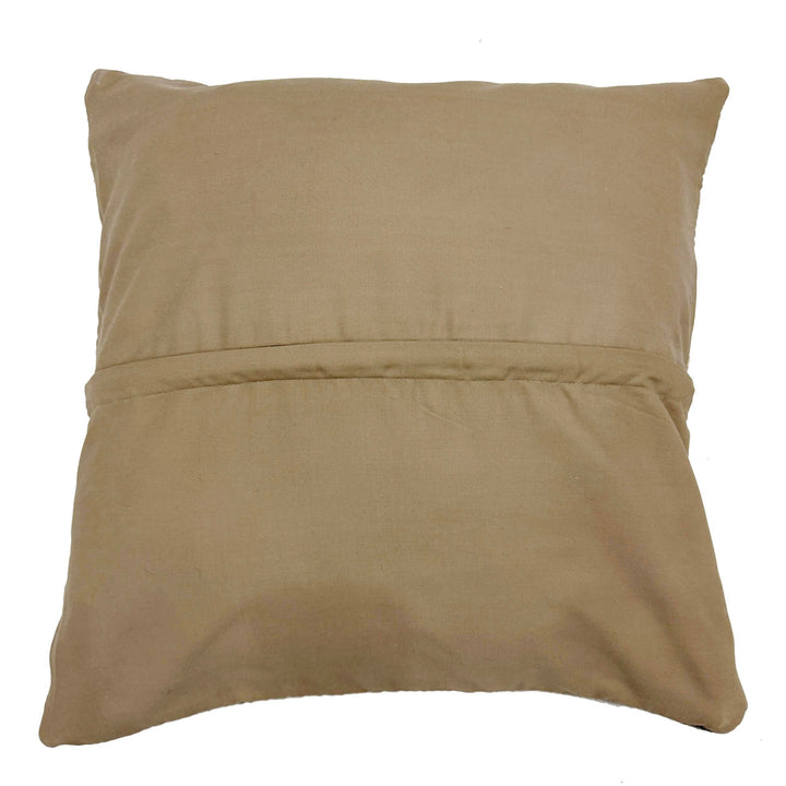 Afghan Kilim Cushion 1' 6" x 1' 6" Flat-Weave | No. AL978956