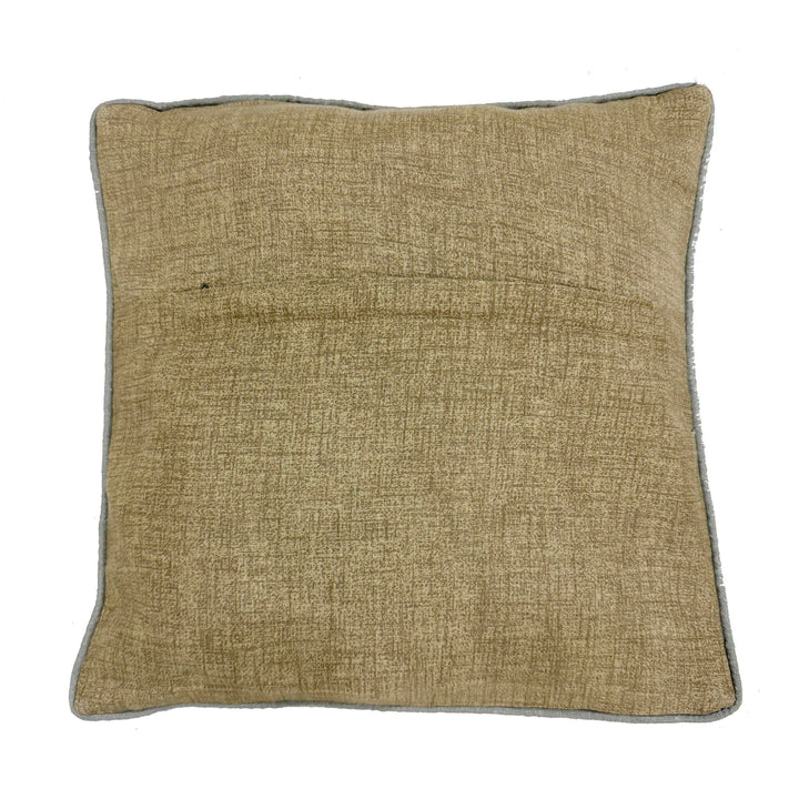 Afghan Kilim Cushion Cover 1' 5" x 1' 5" Flat-Weave detail