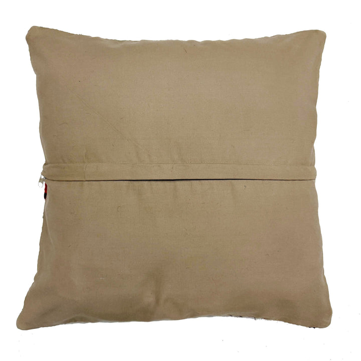 Afghan Kilim Cushion 1' 5" x 1' 5" Flat-Weave | No. AL971968