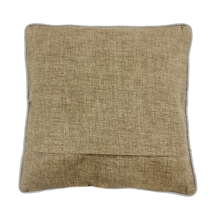 Afghan Kilim Cushion Cover 1' 5" x 1' 5" Hand-Knotted detail