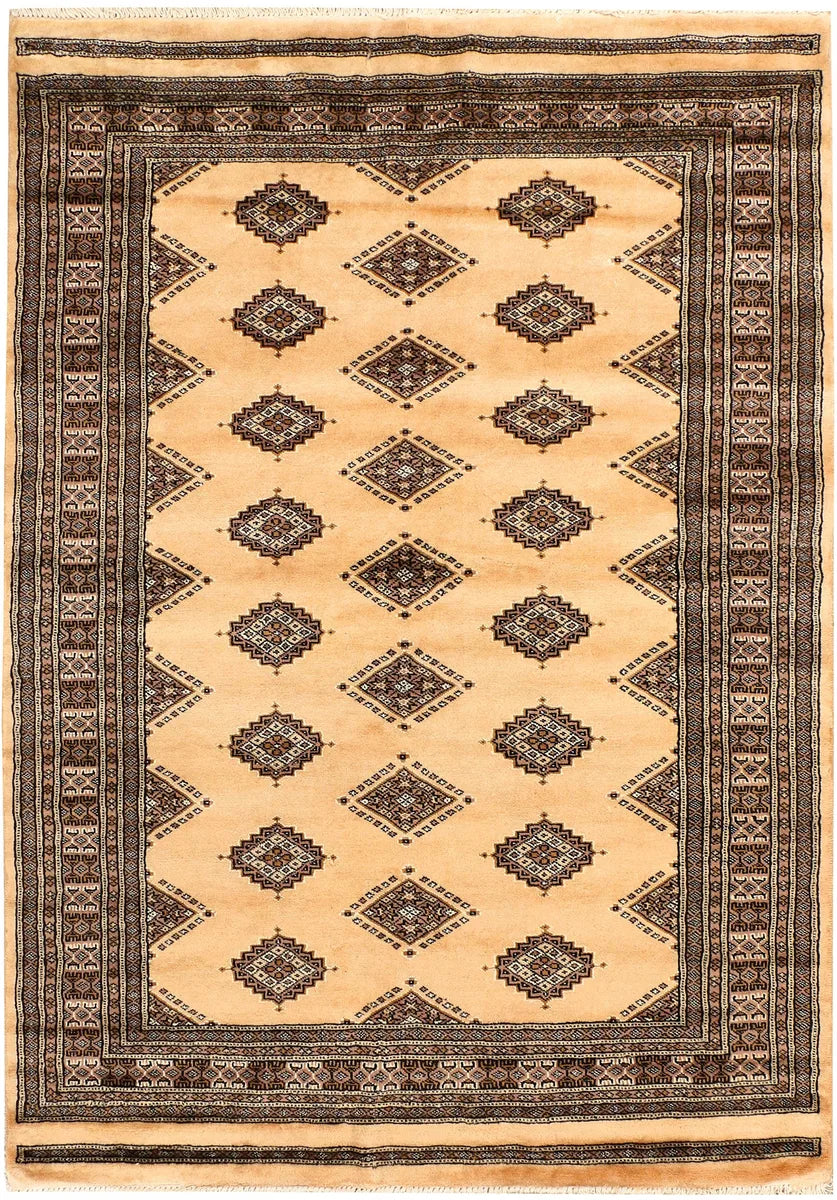 Afghan Jaldar Rug 4' 7 x 6' 7 Hand-Knotted | No. 38871