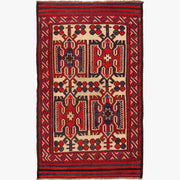 Handmade Vintage Kilim 2' 10" x 4' 8" - No. AL12782