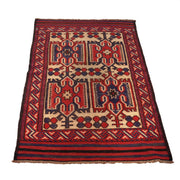 Handmade Vintage Kilim 2' 10" x 4' 8" - No. AL12782