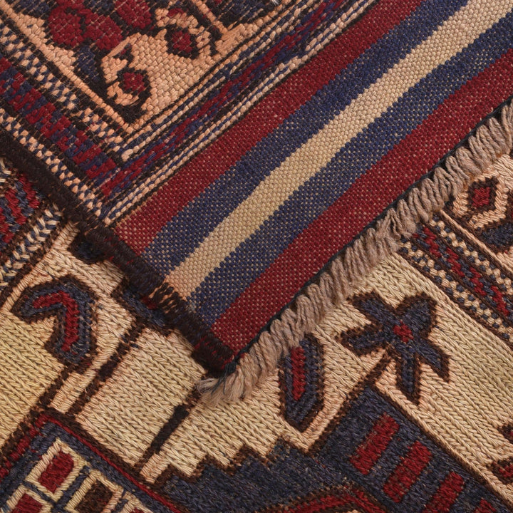 Handmade Vintage Kilim 2' 11" x 4' 6" - No. AL46405