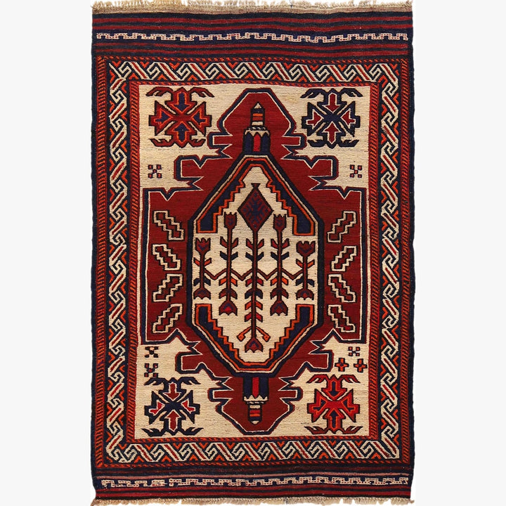 Handmade Vintage Kilim 2' 12" x 4' 8" - No. AL61548