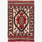 Handmade Vintage Kilim 2' 9" x 4' 5" - No. AL92479