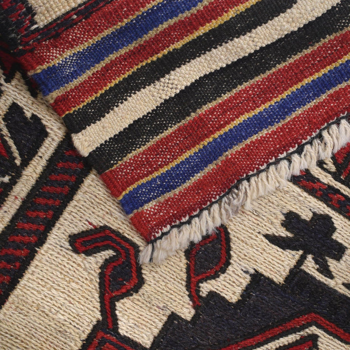 Handmade Vintage Kilim 2' 9" x 4' 5" - No. AL92479