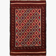 Handmade Vintage Kilim 3' 1" x 4' 6" - No. AL41409