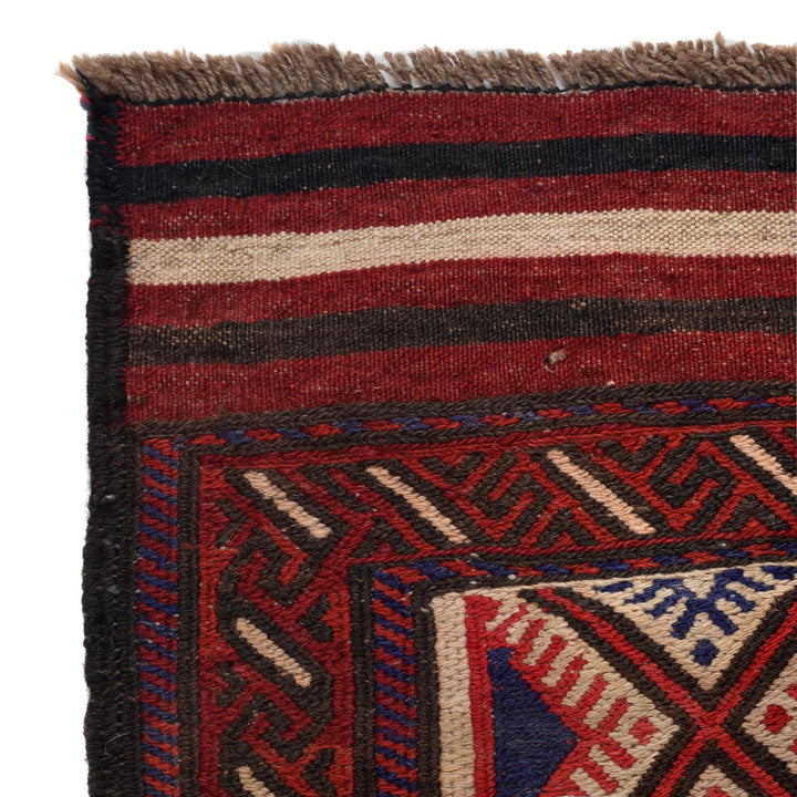 Handmade Vintage Kilim 3' 1" x 4' 6" - No. AL41409