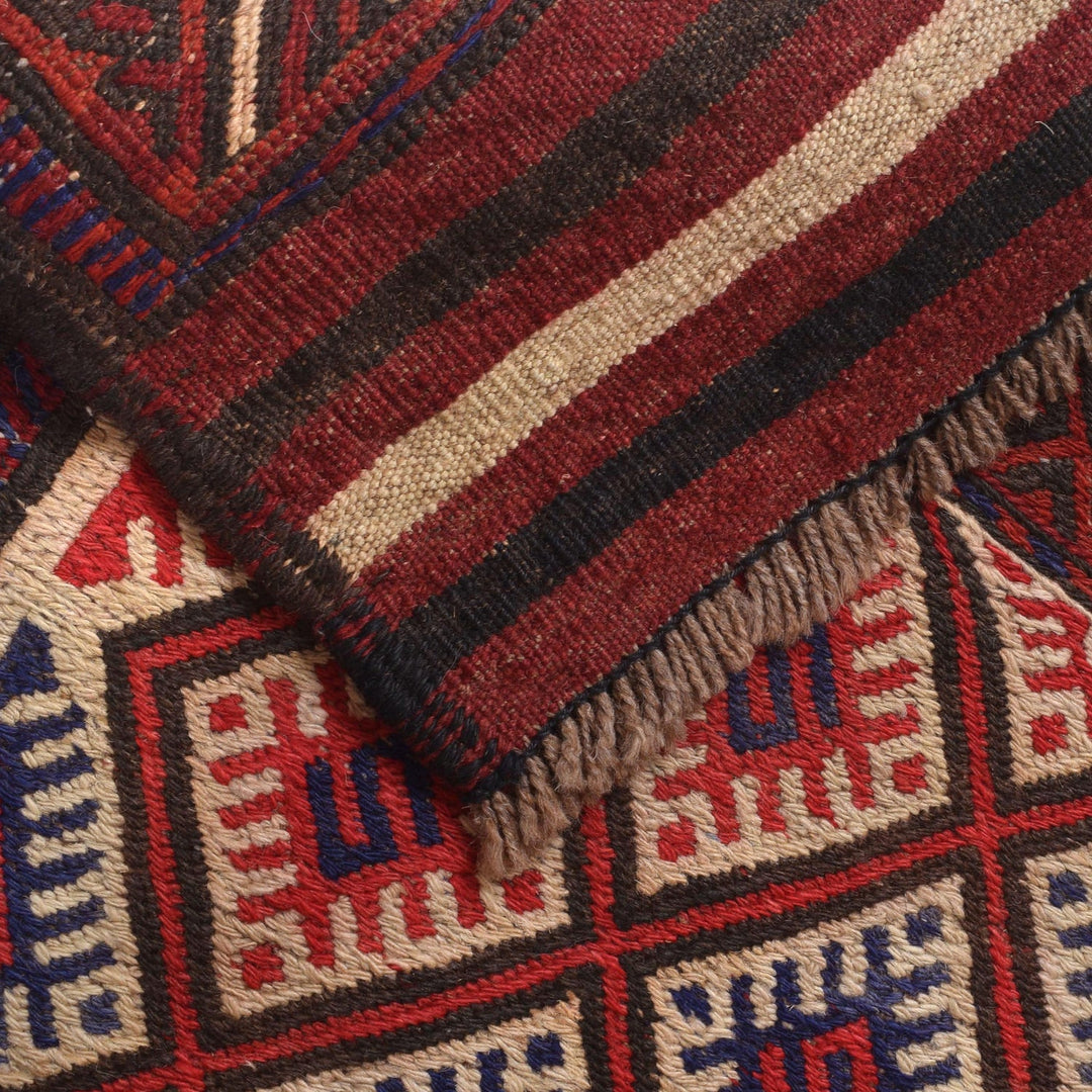 Handmade Vintage Kilim 3' 1" x 4' 6" - No. AL41409