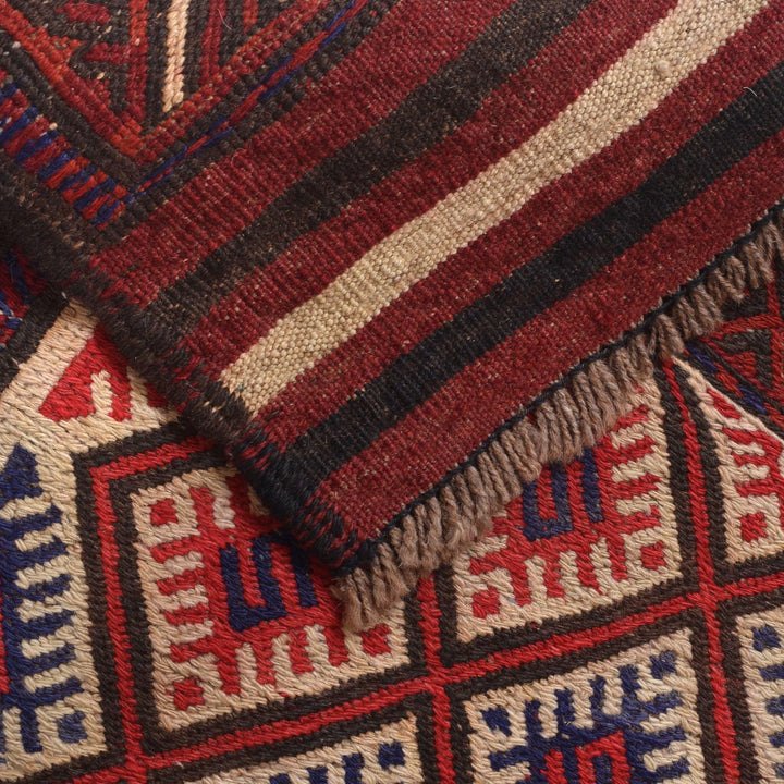 Handmade Vintage Kilim 3' 1" x 4' 6" - No. AL41409