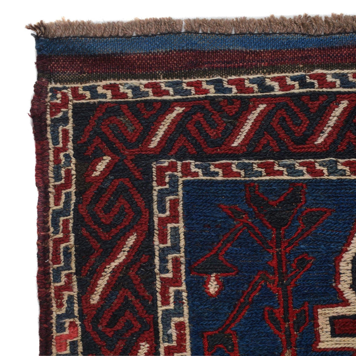 Handmade Vintage Kilim 2' 9" x 4' 2" - No. AL22124