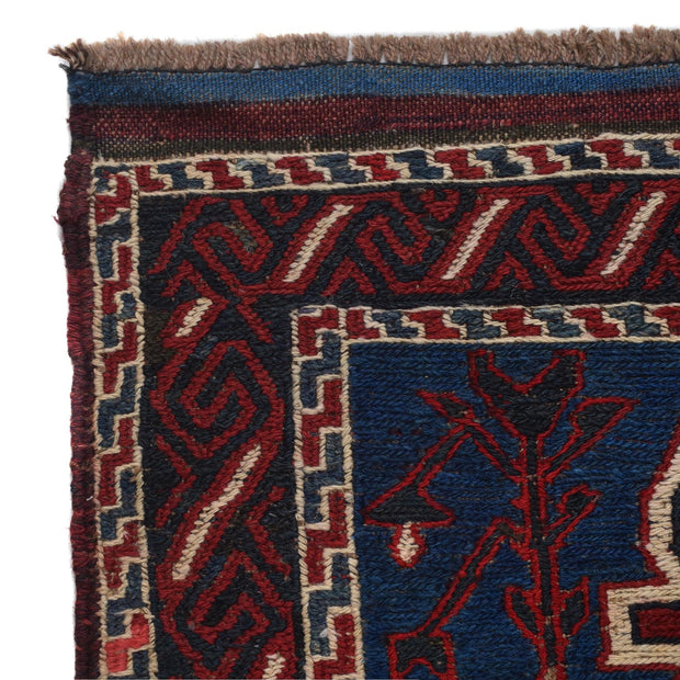 Handmade Vintage Kilim 2' 9" x 4' 2" - No. AL22124