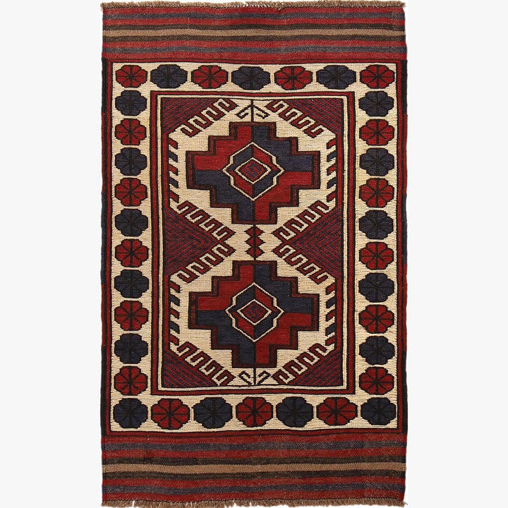 Handmade Vintage Kilim 2' 9" x 4' 5" - No. AL79395