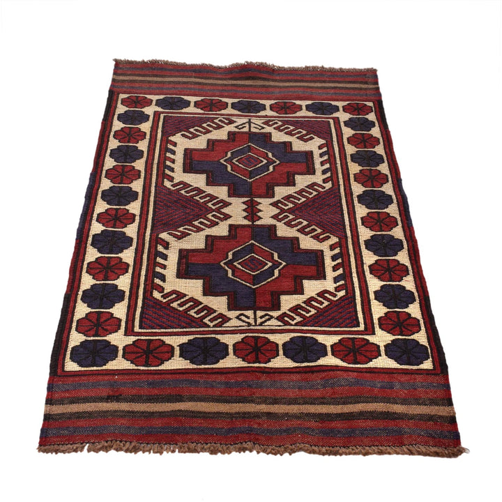 Handmade Vintage Kilim 2' 9" x 4' 5" - No. AL79395