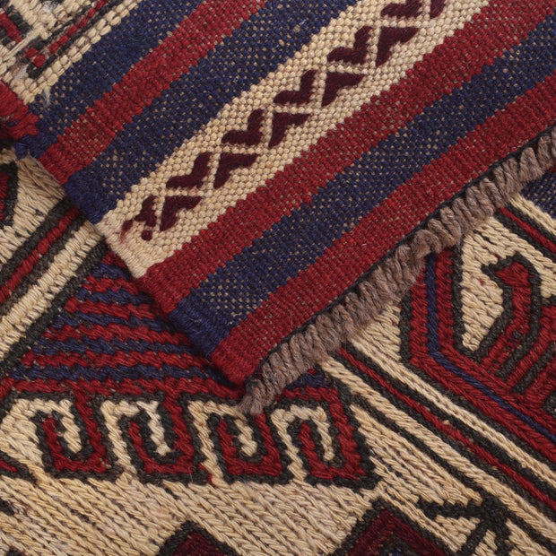 Handmade Vintage Kilim 2' 8" x 4' 5" - No. AL98361