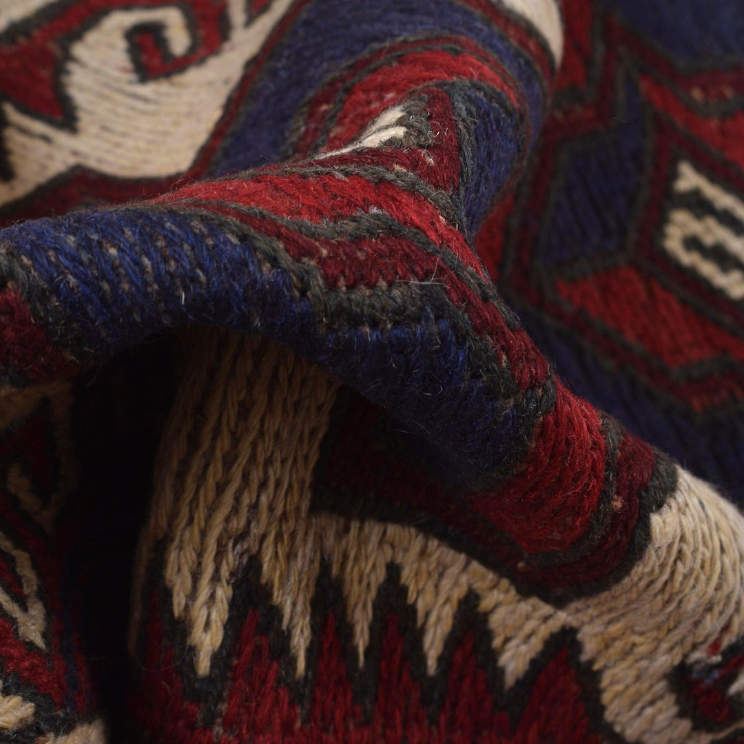 Handmade Vintage Kilim 2' 8" x 4' 5" - No. AL98361