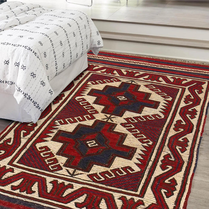 Handmade Vintage Kilim 2' 8" x 4' 5" - No. AL98361