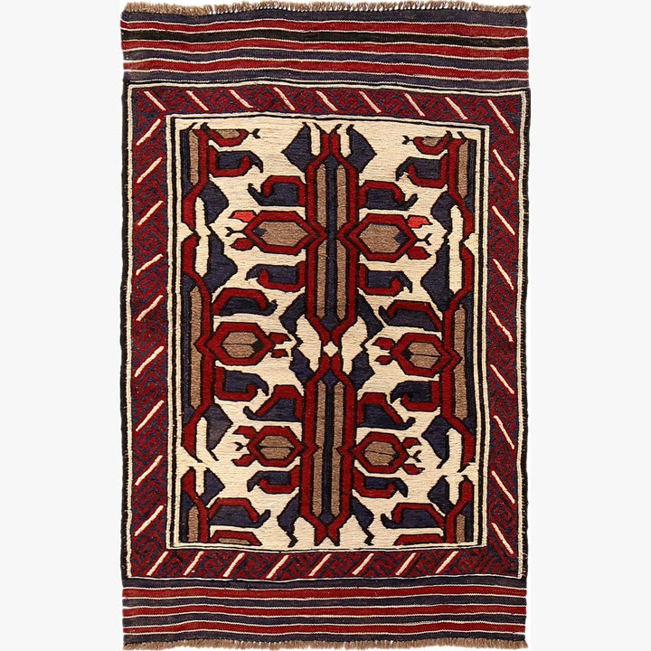 Handmade Vintage Kilim 2' 8" x 4' 2" - No. AL32186