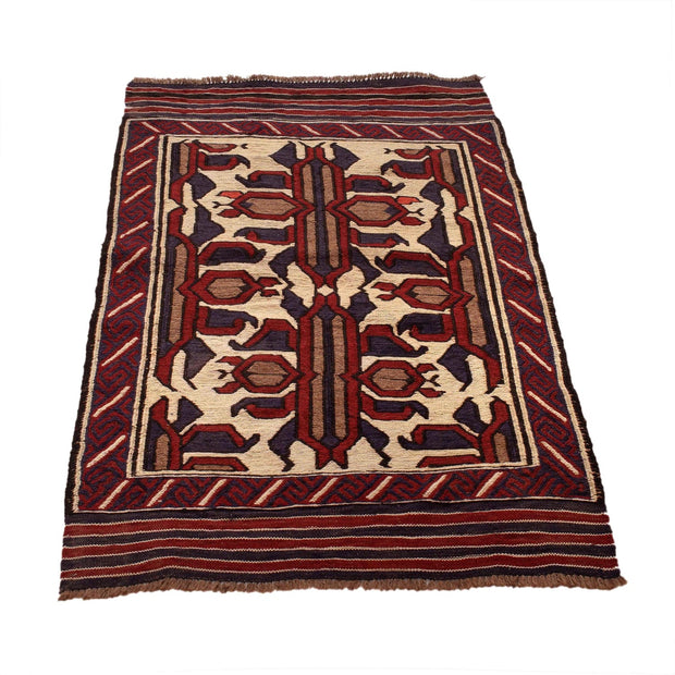 Handmade Vintage Kilim 2' 8" x 4' 2" - No. AL32186