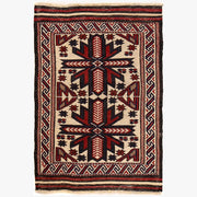 Handmade Vintage Kilim 2' 8" x 3' 11" - No. AL87475