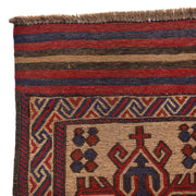 Handmade Vintage Kilim 2' 9" x 4' 4" - No. AL44670
