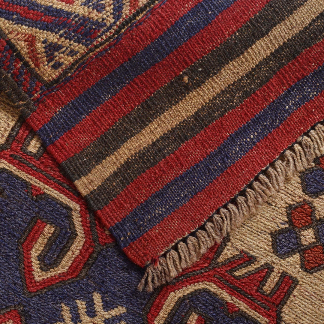 Handmade Vintage Kilim 2' 9" x 4' 4" - No. AL44670