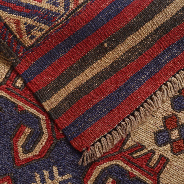 Handmade Vintage Kilim 2' 9" x 4' 4" - No. AL44670