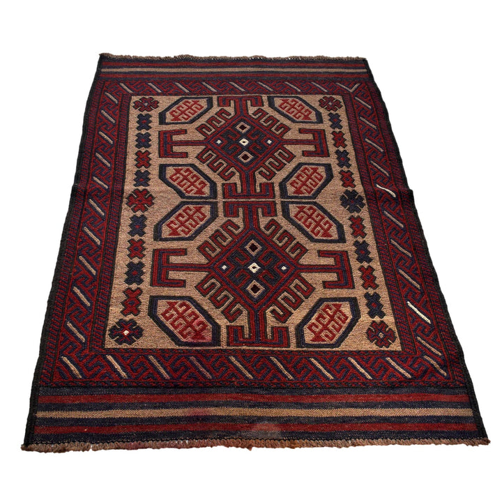 Handmade Vintage Kilim 2' 12" x 4' 8" - No. AL94510