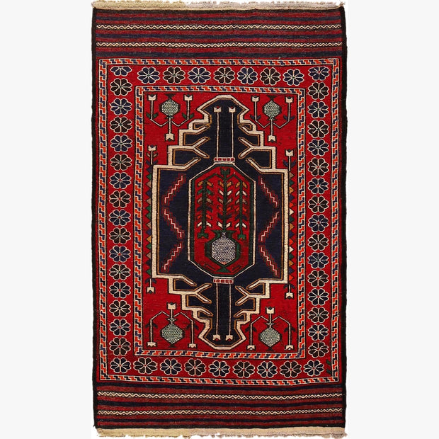 Handmade Vintage Kilim 2' 8" x 4' 8" - No. AL61029