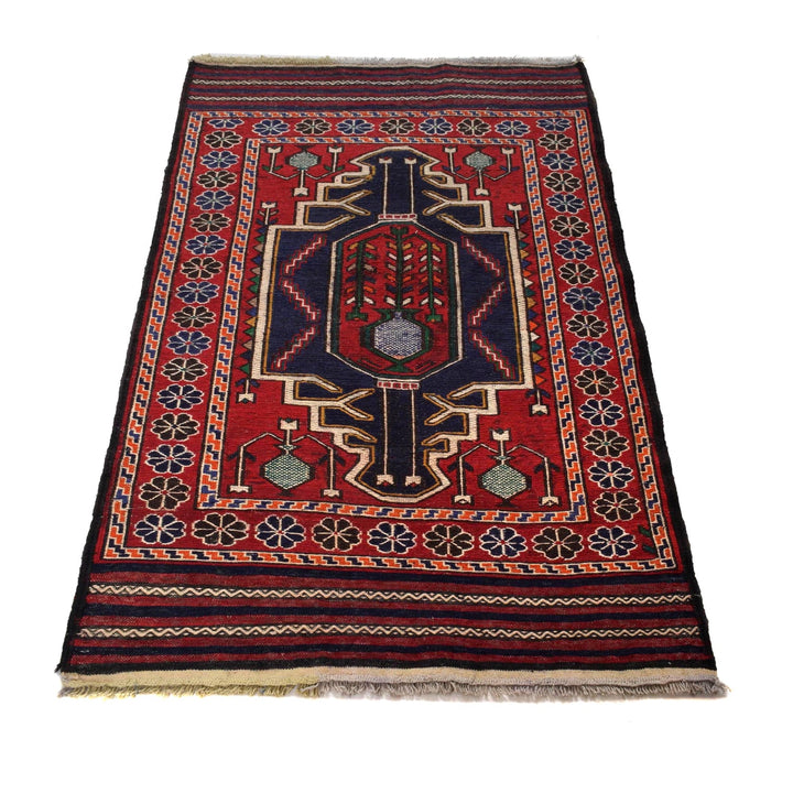 Handmade Vintage Kilim 2' 8" x 4' 8" - No. AL61029