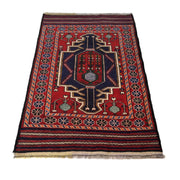 Handmade Vintage Kilim 2' 8" x 4' 8" - No. AL61029