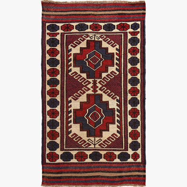 Handmade Vintage Kilim 2' 9" x 4' 11" - No. AL41421