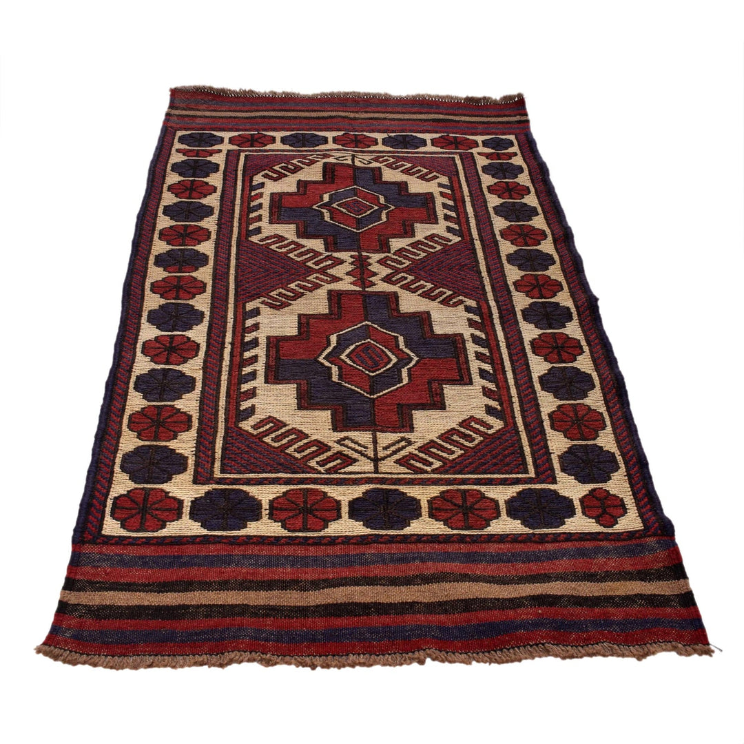 Handmade Vintage Kilim 2' 9" x 4' 11" - No. AL41421