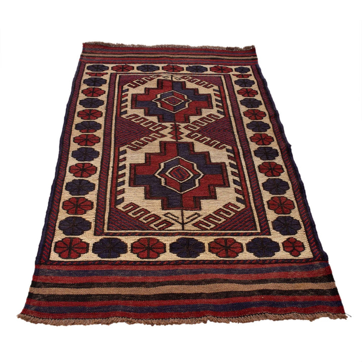 Handmade Vintage Kilim 2' 9" x 4' 11" - No. AL41421