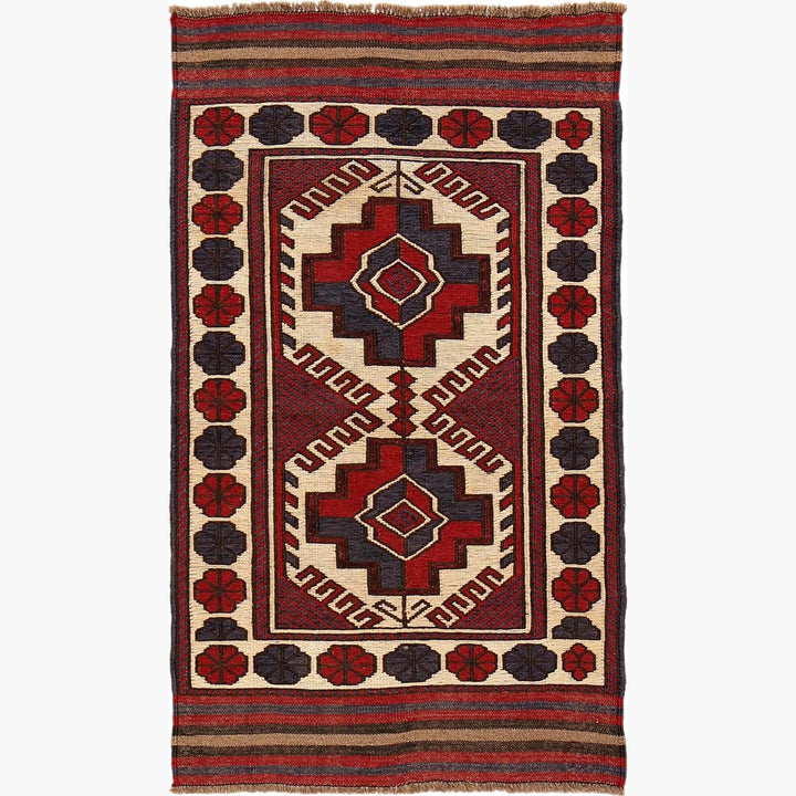 Handmade Vintage Kilim 2' 9" x 4' 9" - No. AL58458