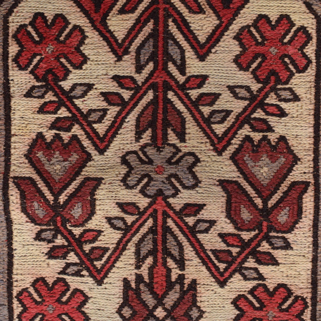 Handmade Flat Weave Kilim 6' 6" x 8' 11" - No. AL11444
